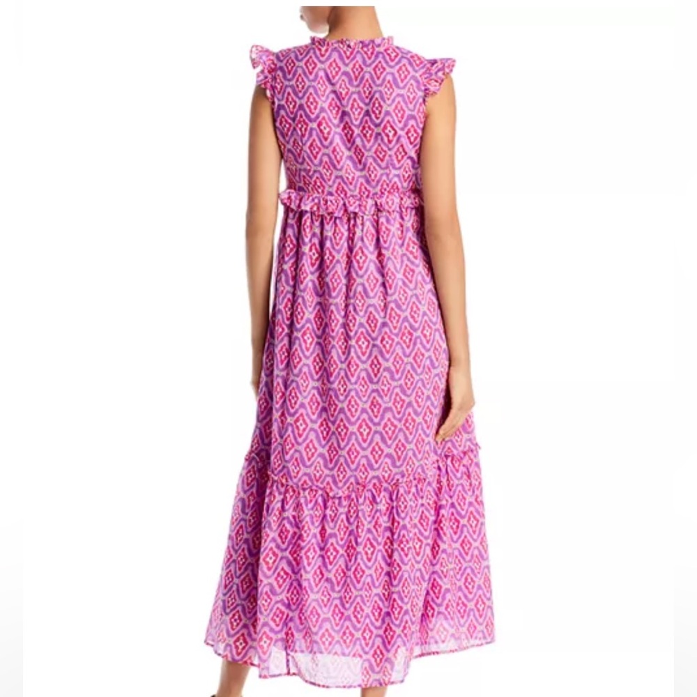 Banjanan Constance pleated ruffled pink dress - Picture 2 of 4